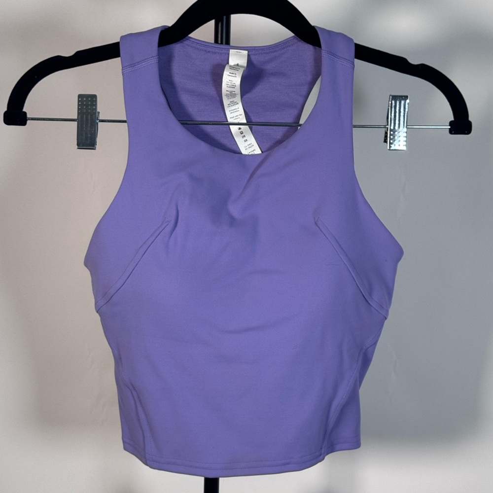 NWOT Lululemon Wunder Train Racerback Tank Top Dark Lavender - Picture 4 of 7